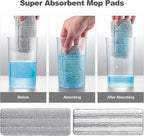 JOYMOOP Flat Mop Pad, Microfiber Mop Pad, Squeeze Mop Pads Replacement - Image 6