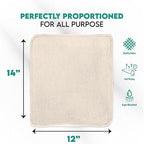 ZUPERIA Cotton Shop Towel – Multipurpose Cleaning Cloths Reusable Shop Rags - Image 4