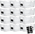 Clear Plastic Storage Bins by ShelfShaper