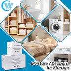 Moisture Absorber Hanging Bags 6 Pack - 7 oz Fragrance-Free Dehumidifier - Image 6