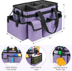 Cleaning Caddy Bag, Large Cleaning Supplies Organizer - Image 3