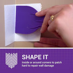 StrongPatch® 4 in. x 4 in. Flexible Self-Adhesive Wall Repair Patch – Versatile - Image 3