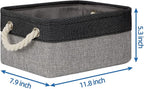 Temary Fabric Storage Baskets 6 Pcs Small Cloth Basket - Image 2