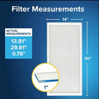 Filtrete 14x30x1 AC Furnace Air Filter, MERV 13, MPR 1900, Premium Allergen - Image 2