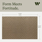 WaterHog Heavy Duty Doorway Mat, Made in USA, Durable & Skid-Resistant Entryway - Image 3