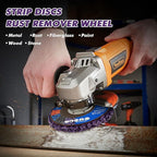7 Pack Paint Eater Strip Disc Angle Grinder Rust Removal Disc Paint Stripper - Image 2