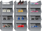 Skywin Plastic Stackable Storage Bins by Skywin