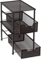 Simple Houseware Stackable Under Sink Cabinet Sliding Basket Organizer Drawer - Image 4