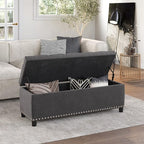 BELLEZE 47" Storage Ottoman, Storage Bench - Image 6