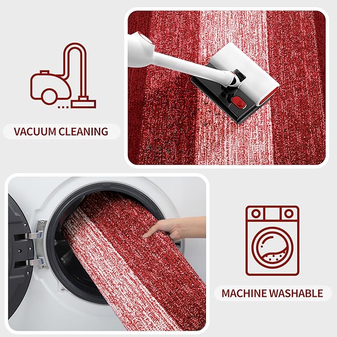 Kitinjoy Indoor Outdoor Door Mat, 30x17 Non-Slip Absorbent Dirt Trapper - Image 5