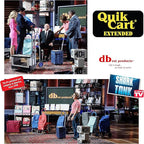 dbest products Quik Cart Extended Four Wheeled Rolling Crate Teacher Utility - Image 5