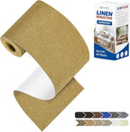 KING MOUNTAIN Linen Repair Patches, Self-Adhesive Fabric Patches, 4 X 63 inch by ForABetterHomeLife