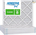 Aerostar 21 1/4x21 1/4x1 MERV 8, Pleated Air Filter, 21 1/4 x 21 1/4 x 1 by AirFiltersDelivered