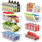 Simple Houseware Pantry Bins Storage Organizer, 8 Packs by SimpleHouseware
