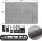 REFETONE Indoor Doormat, Front Back Door Mat 20"x32" Rubber Backing Non Slip - Image 2