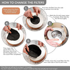 RED FACTOR Premium Compost Bin for Kitchen Countertop - Image 6