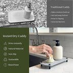 2PCS Water Absorbing Stone Soap Tray - Image 3