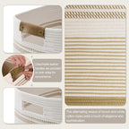 85L Tall Laundry Hamper with Handles - Image 5