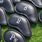 CRAFTSMAN GOLF 12pcs or 1pc Thick Synthetic Leather Golf Iron Head Covers Set - Image 7