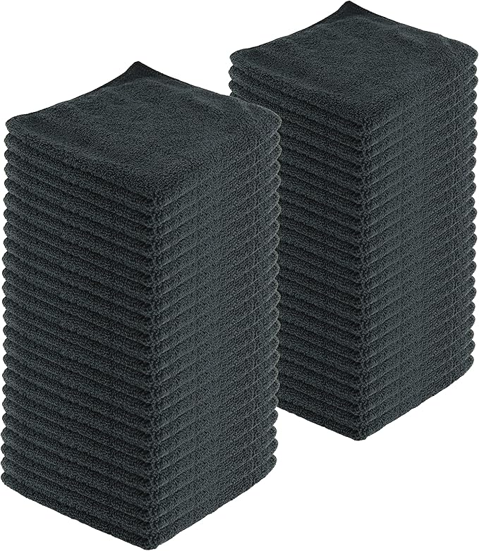 Microfiber Cleaning Cloths, 240 Pack, All-Purpose, Highly Absorbent, Washable by JDHomease