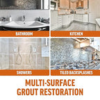 White Grout Paint Pen – Waterproof Tile Grout Colorant & Sealer Marker - Image 4