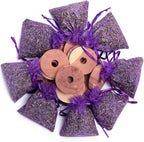 Pack of 16 Cedar Blocks and 8 Lavender Flower Sachets Craft Bag, Drawer - Image 7