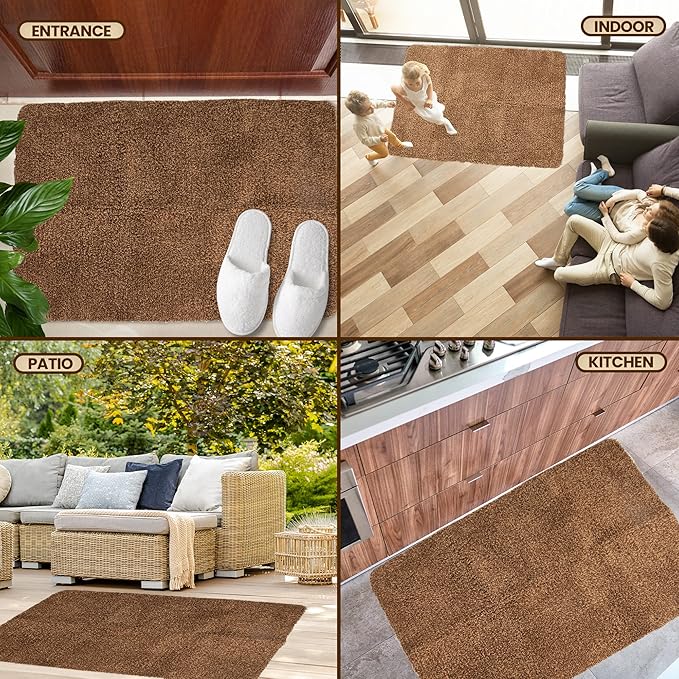 Premium Microfiber Indoor Door Mat – 24"x36" Washable Entry Mat, Waterproof - Image 5