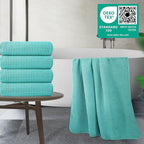 POLYTE Microfiber Oversize Quick Dry Lint Free Bath Towel, 60 x 30 in, 4 Pack - Image 5