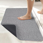Bath Mat, Ultra Thin Bathroom Rugs, Rubber Bath Mats - Image 2