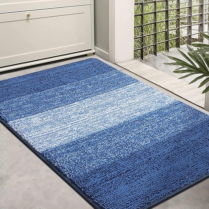 Kitinjoy Indoor Outdoor Door Mat, 36x24 Non-Slip Absorbent Dirt Trapper by Kitinjoy