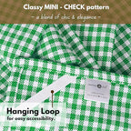 Native Fab Kitchen Dish Towels 16x26 inches Set of 4 Gingham Mini Check- 100% - Image 7