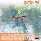 eazer Professional Window Squeegee, 2-in-1 Rotatable Squeegee - Image 5