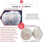 Wool Dryer Balls Organic XL 6-Pack, Reusable Natural Fabric Softener, Dryer - Image 3