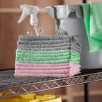Amazon Basics Microfiber Cleaning Cloths, Ultra Soft and Absorbent, Free from - Image 5