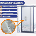 KING MOUNTAIN Grey Window Screen Repair Patch, Strong Adhesive & Waterproof - Image 3