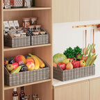 Ollieroo Rattan Storage Baskets, Handwoven Wicker Storage Bins - Image 2