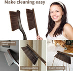 2 Pcs Wooden Hand Broom Brush, Dust Bench Brush Whisk Broom Soft Bristle Brush - Image 5