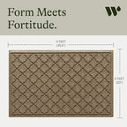 WaterHog Heavy Duty Doorway Mat, Made in USA, Durable & Skid-Resistant Entryway - Image 3