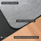 Kuyal Office Chair Mat for Hardwood Floor, Anti Slip, Non-Curve Computer Chair - Image 3