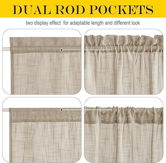 NICETOWN Sheer Door Panel Curtain - Image 2