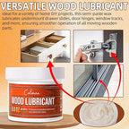 8.8oz Wood Wax for Home Projects, Door Hinge Lubricant, for Wood Drawer Slides - Image 3