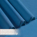 Tollpiz Sheer Door Curtain Closet Linen Textured Curtain Sheers Doorway Light - Image 8