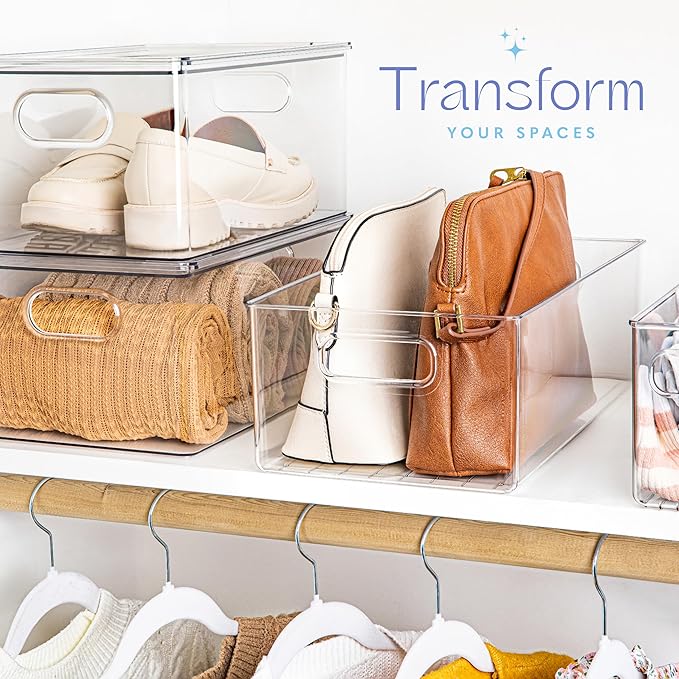 Plastic Food Storage Clear Container Bin - Image 2