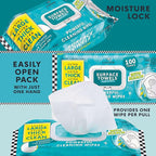 3 Packs Surface Wipes with Bleach, Thick & Large Dispose, All-Purpose Cleaner - Image 3