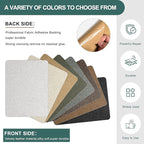 Azobur Couch Patch Repair Fabric, Microfiber Fabric, Self-Adhesive, - Image 3