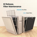 COWAY Air Purifiers for Home Large Room Up to 930 ft², Washable Pre-Filter and - Image 9
