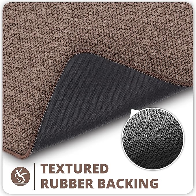 Bath Mat, Ultra Thin Bathroom Rugs, Rubber Bath Mats - Image 4