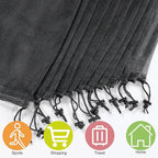 iMucci 18"X24" 12Pcs Mesh Laundry Drawstring Bag Nylon Drawstring Gym Bag - Image 4