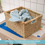 Large Wicker Basket Rectangular - Image 5