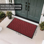 Yimobra Large Door Mat 47x32, All-Weather Waterproof Non-Slip Welcome Matt - Image 2